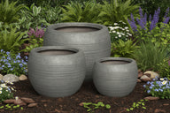 Grey Fibre Clay Plant Pot | Buy in Dubai