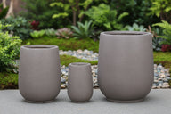 Fiber Clay Tall Round Pot Dubai — Lightweight Indoor Outdoor Plant Pot UAE | NiceDream Landscape