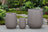 Fiber Clay Tall Round Pot