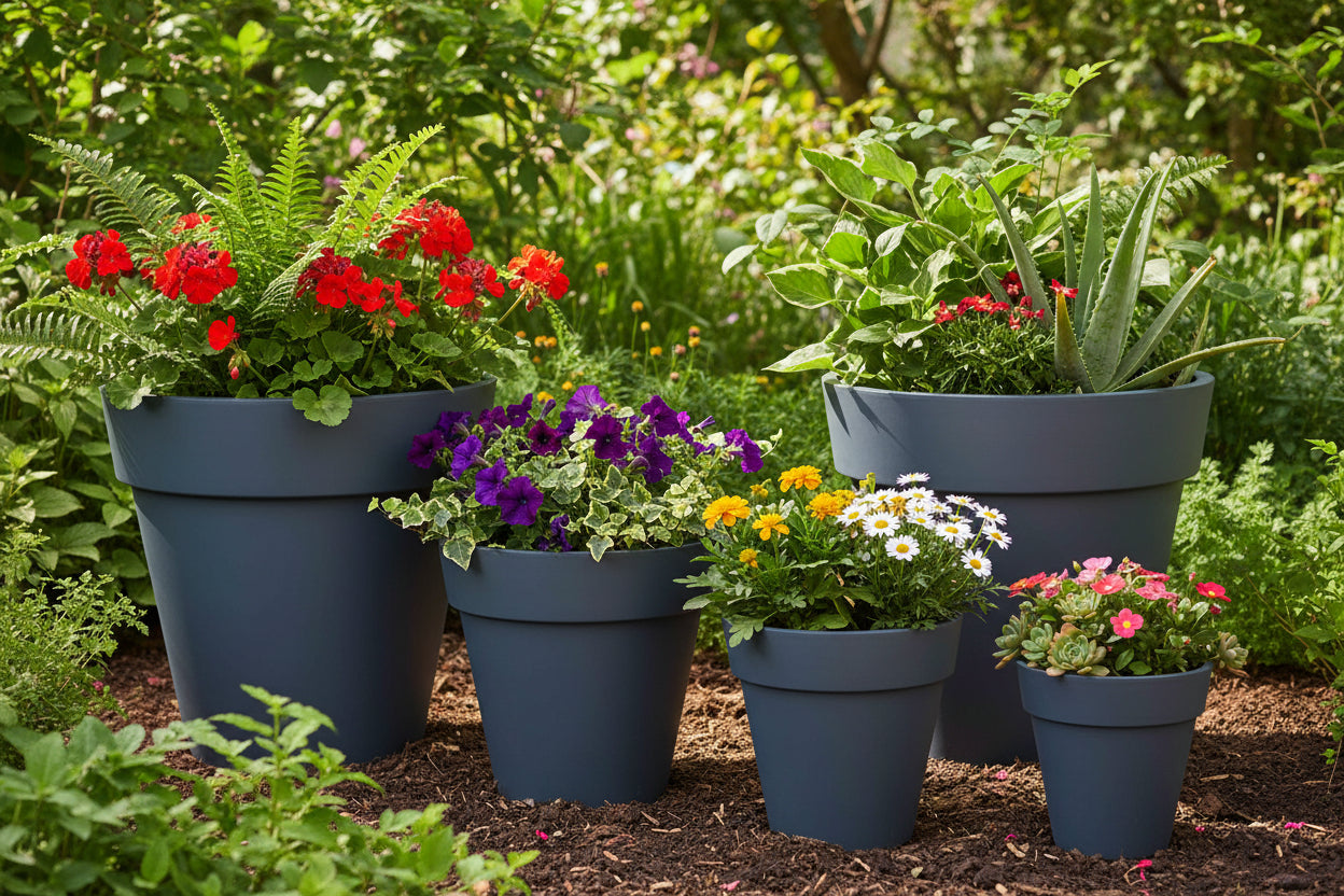 Fiber Clay Pots - Kinder